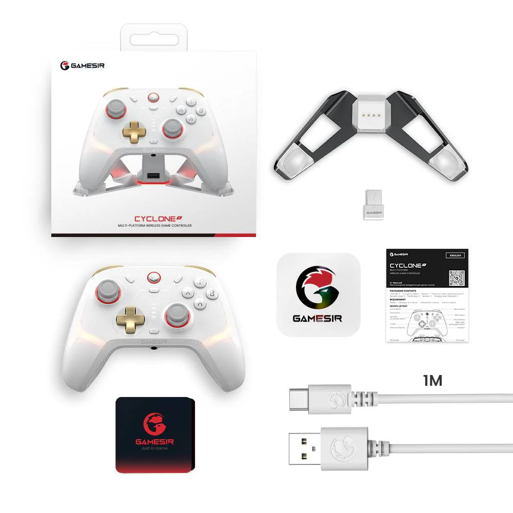 GameSir Cyclone 2 Multiplatform Controller - Phantom White - Image 6