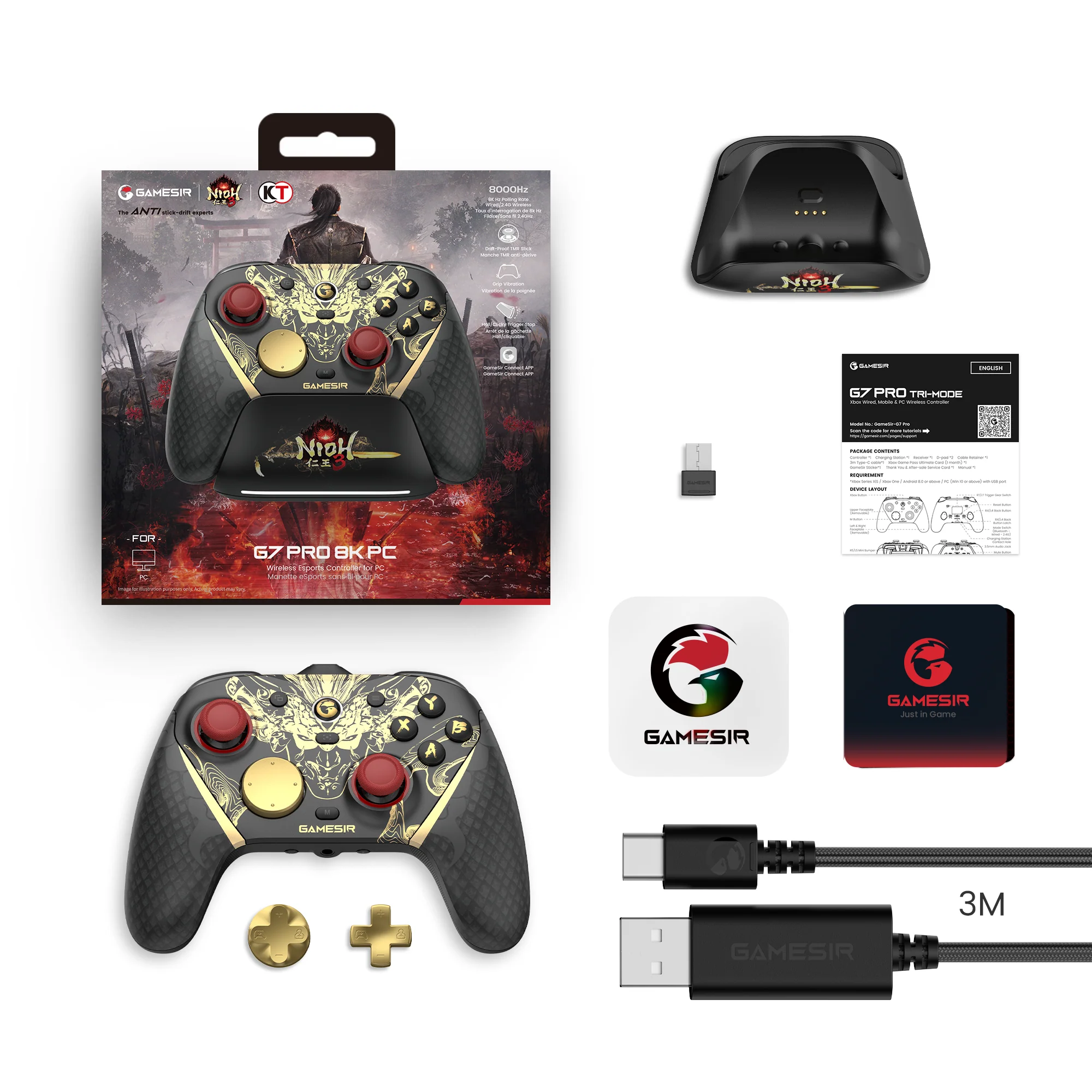 GameSir G7 Pro 8K PC - Nioh 3 Edition. Esports Controller for PC - Image 7